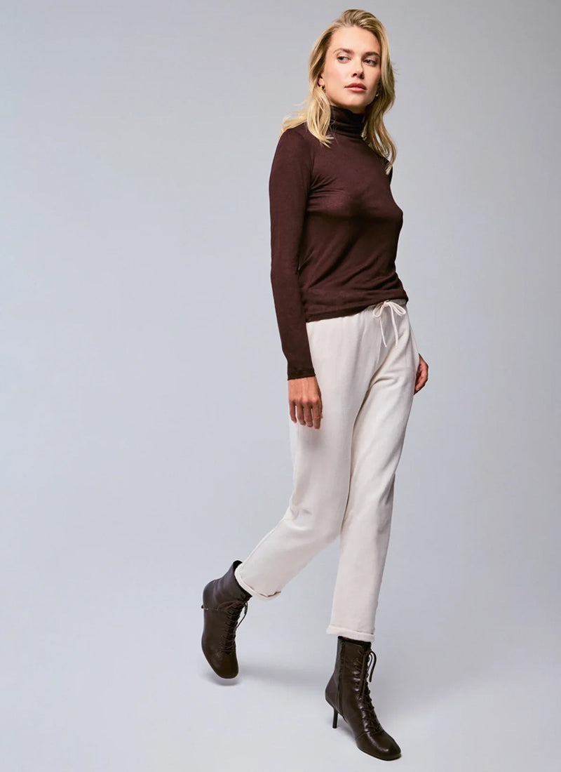  Soft Touch Long Sleeve Turtleneck Tee by Majestic at Andrews 