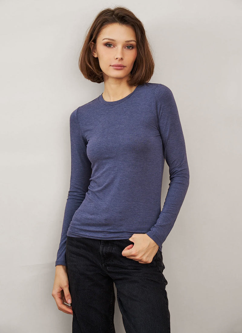 Soft Touch Long Sleeve Crew Neck T-Shirt