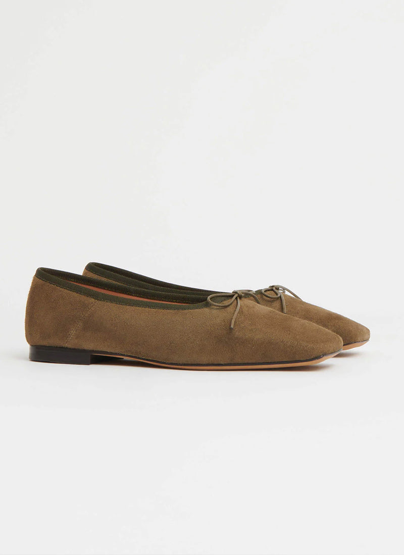 Mansur Gavriel Square Toe Ballerina Flat