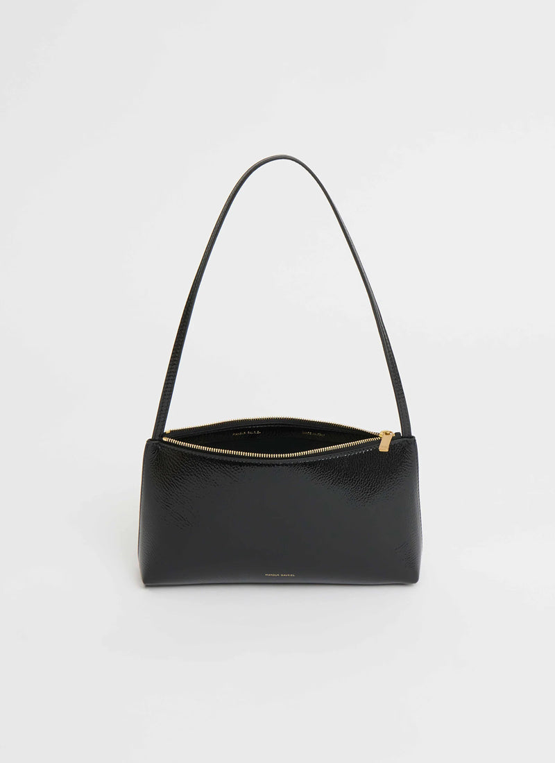 Mansur Gavriel Gaia Crinkle Leather Shoulder Bag