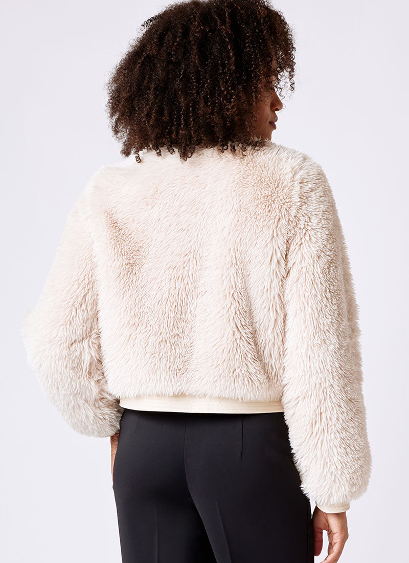 Marc Cain Faux Fur Outdoor Jacket