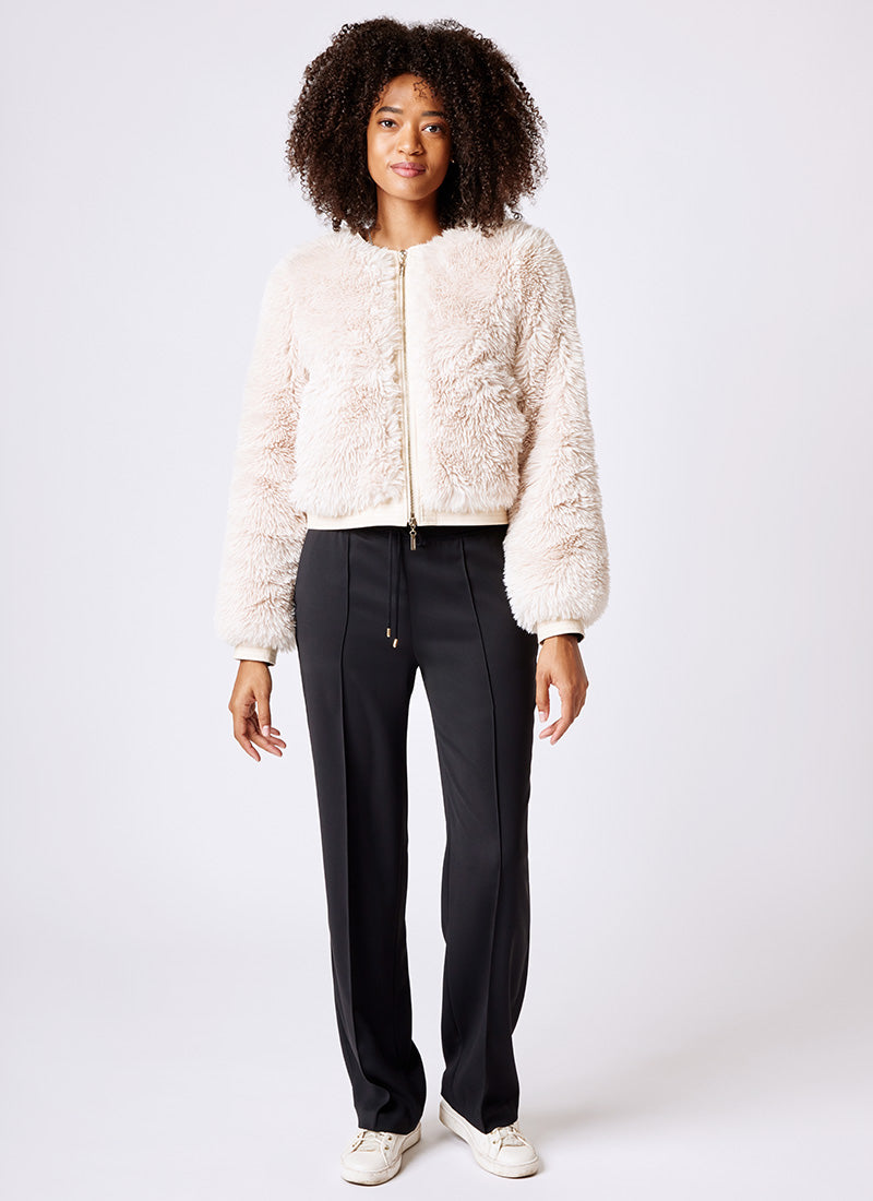 Marc Cain Faux Fur Outdoor Jacket