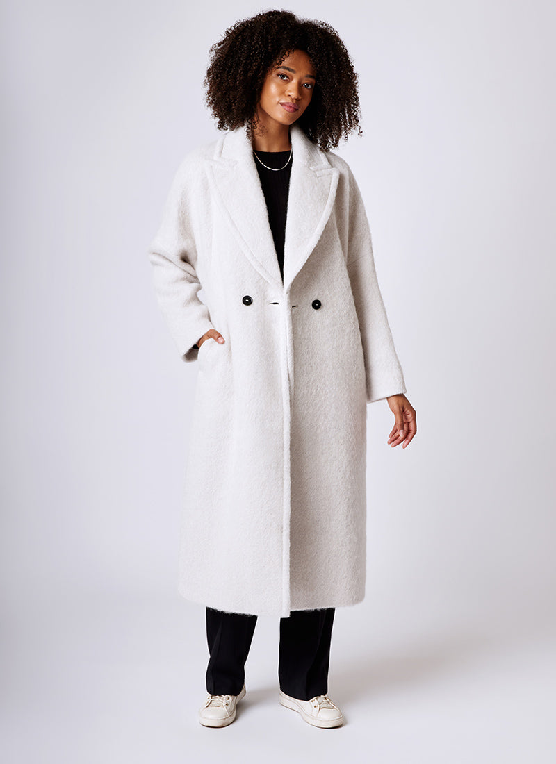 Marc Cain Long Double-Breasted Coat