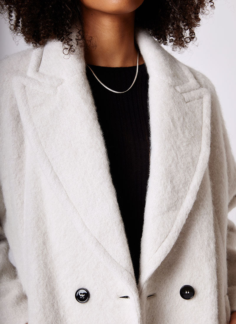 Marc Cain Long Double-Breasted Coat