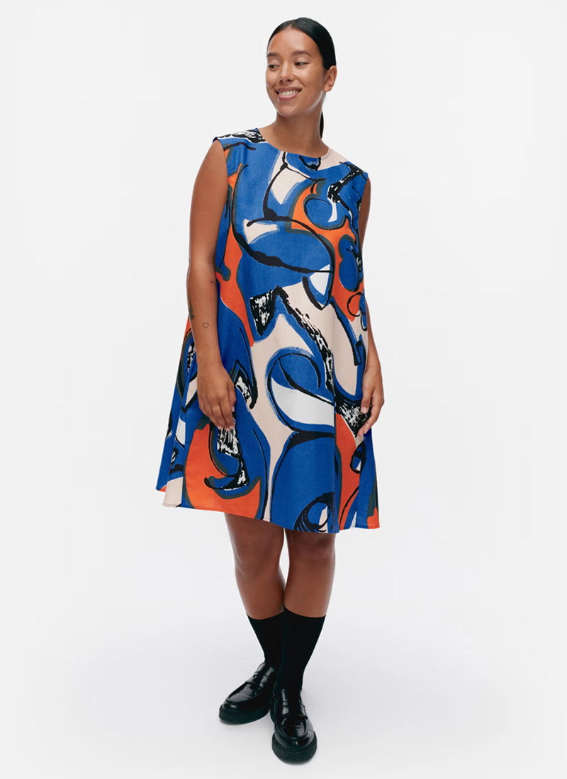 Marimekko Anemonet Eldfamn Mini Dress