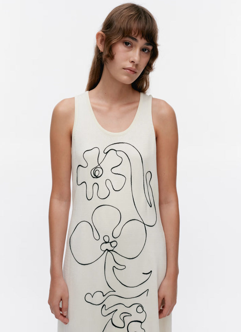 Marimekko Helmi Baluns Placement Dress