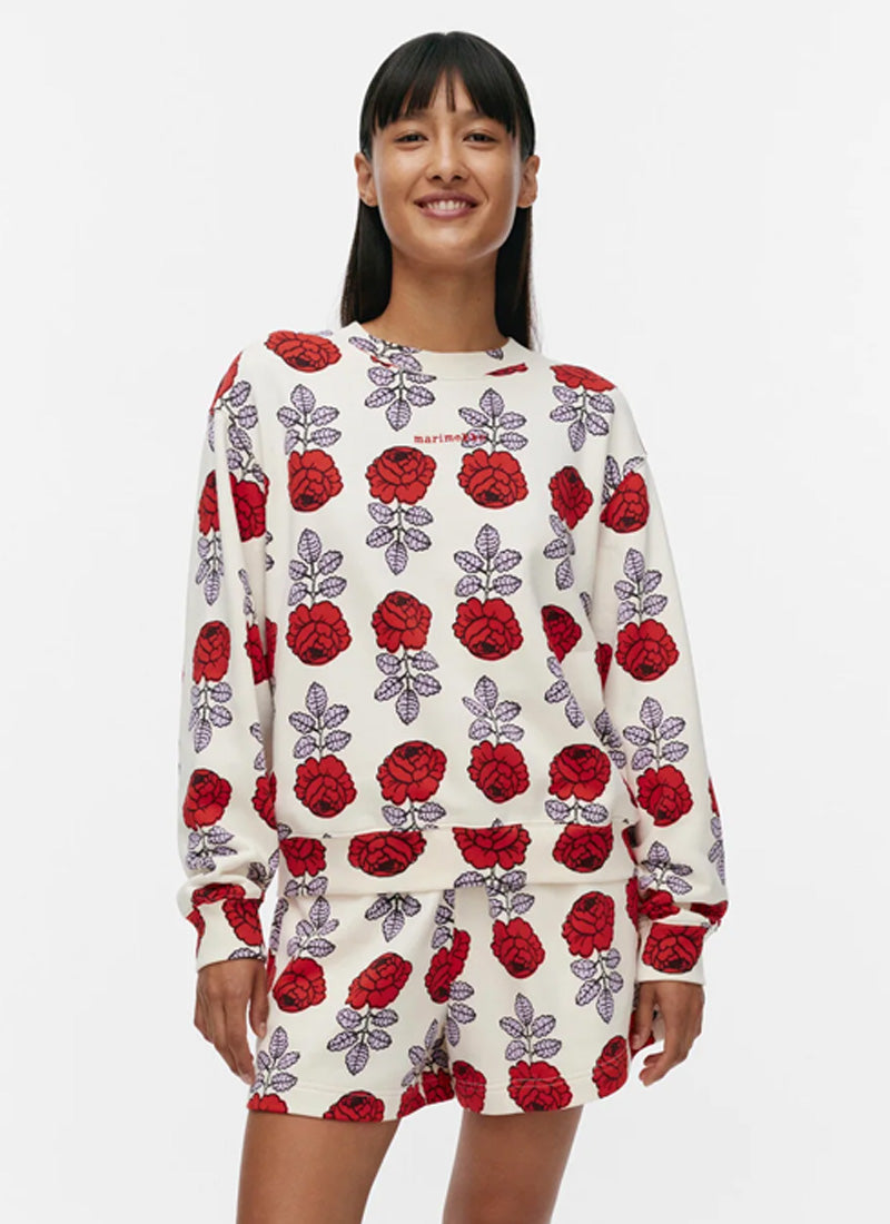 Marimekko Leiot Vihkiruusu Kioski Sweatshirt