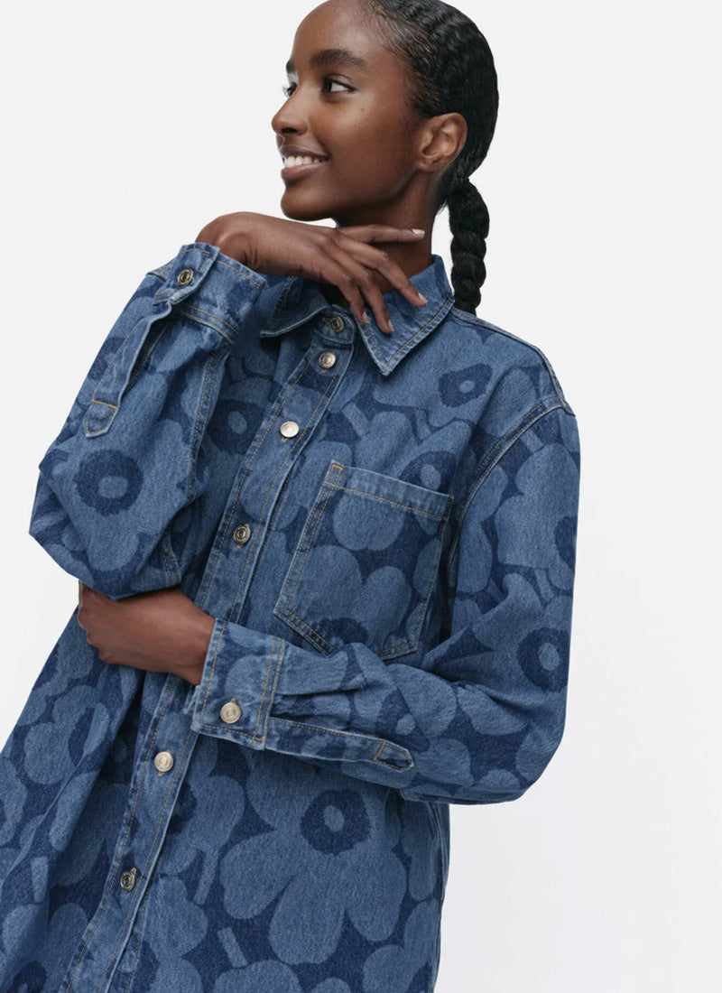 Maridenim Vaihe Unikko Jean Shirt by Marimekko | Andrews