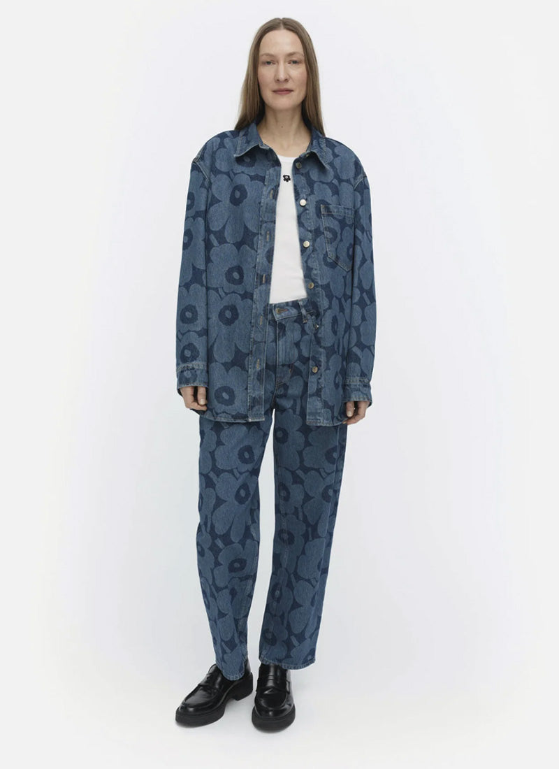 Marimekko Maridenim Vaihe Unikko Jean Shirt