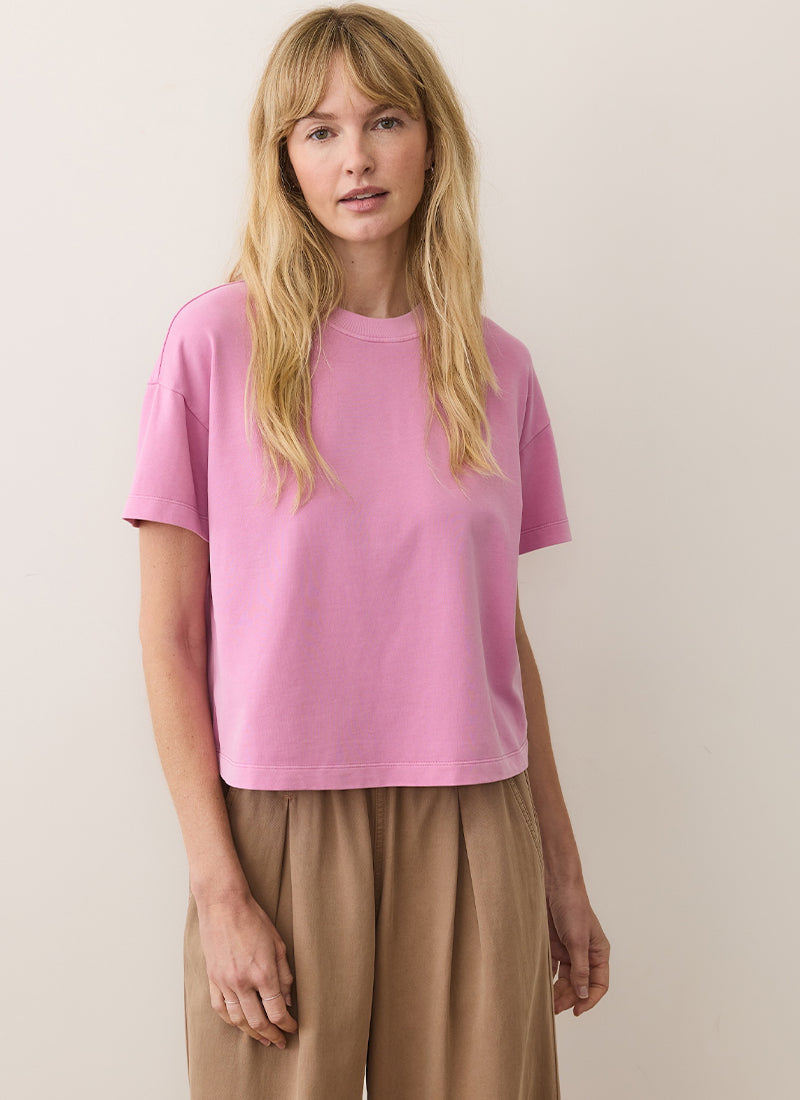 MARINE LAYER Cloud 9 Jersey Crew Tee