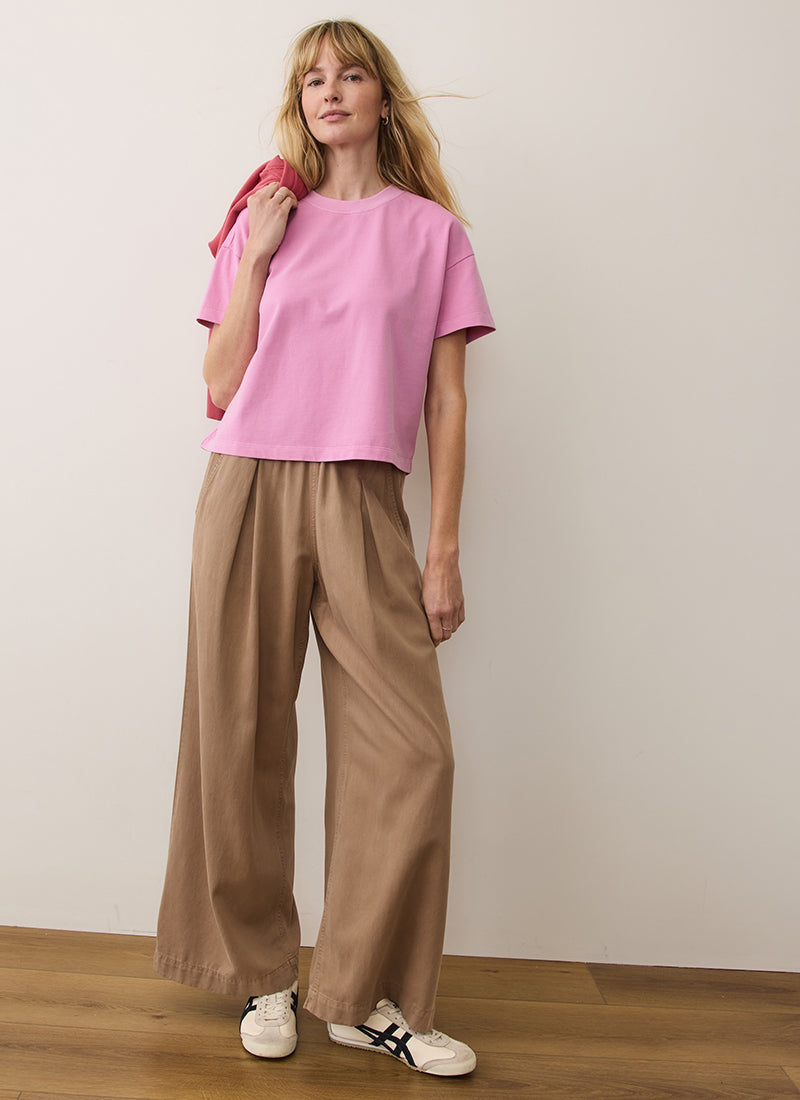 MARINE LAYER Cloud 9 Jersey Crew Tee