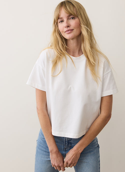 Cloud 9 Jersey Crew Tee by MARINE LAYER at Andrews