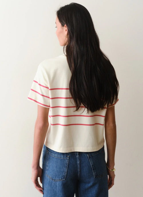 Luxe Sueded Crew Tee by MARINE LAYER at Andrews