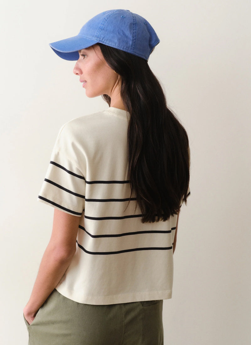  Luxe Sueded Crew Tee by MARINE LAYER at Andrews 