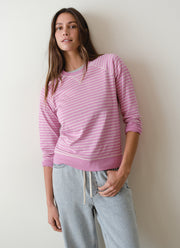 MARINE LAYER Reversible Raglan Crewneck Sweatshirt