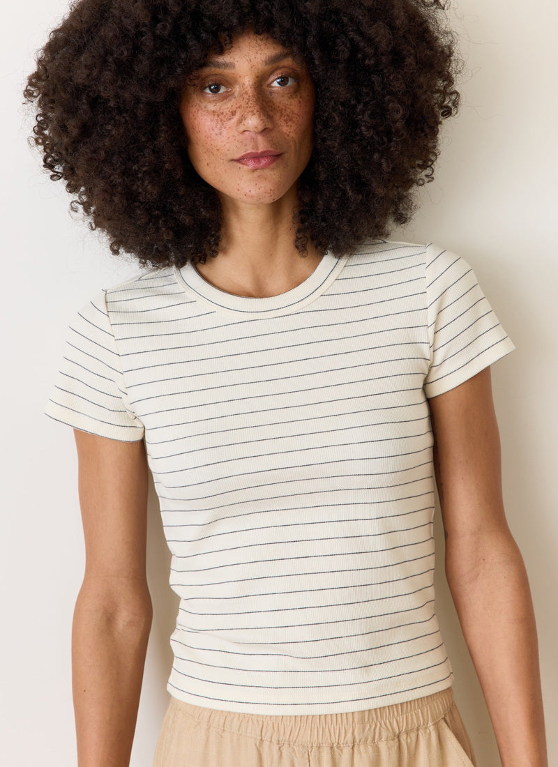 MARINE LAYER Sun-in Lexi Crew Tee