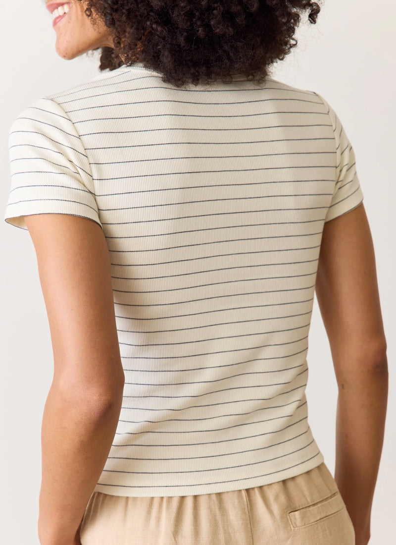 MARINE LAYER Sun-in Lexi Crew Tee