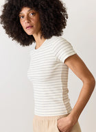 MARINE LAYER Sun-in Lexi Crew Tee