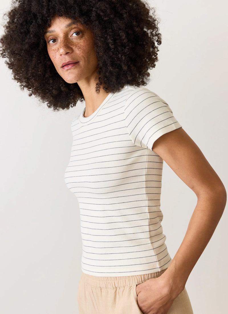 MARINE LAYER Sun-in Lexi Crew Tee