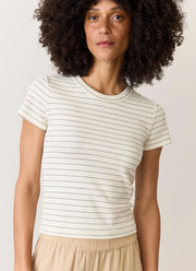 MARINE LAYER Sun-in Lexi Crew Tee