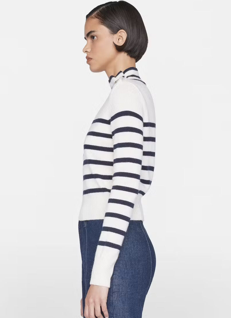 Frame Shrunken Mariner Turtleneck