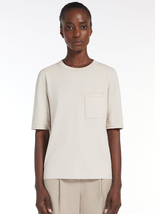 MM Tahiti Viscose Crepe Short-Sleeve Top