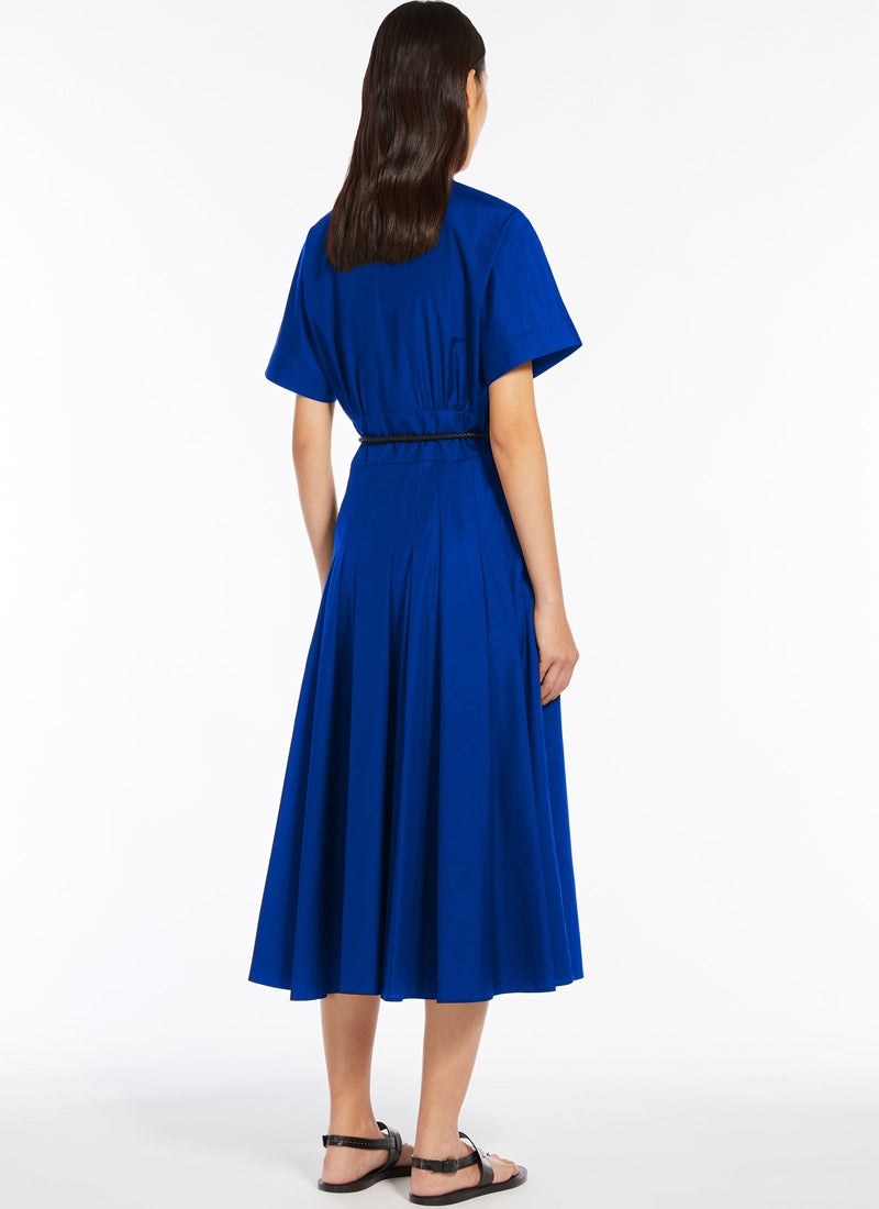 Max Mara Studio Alatri Poplin Belted Dress