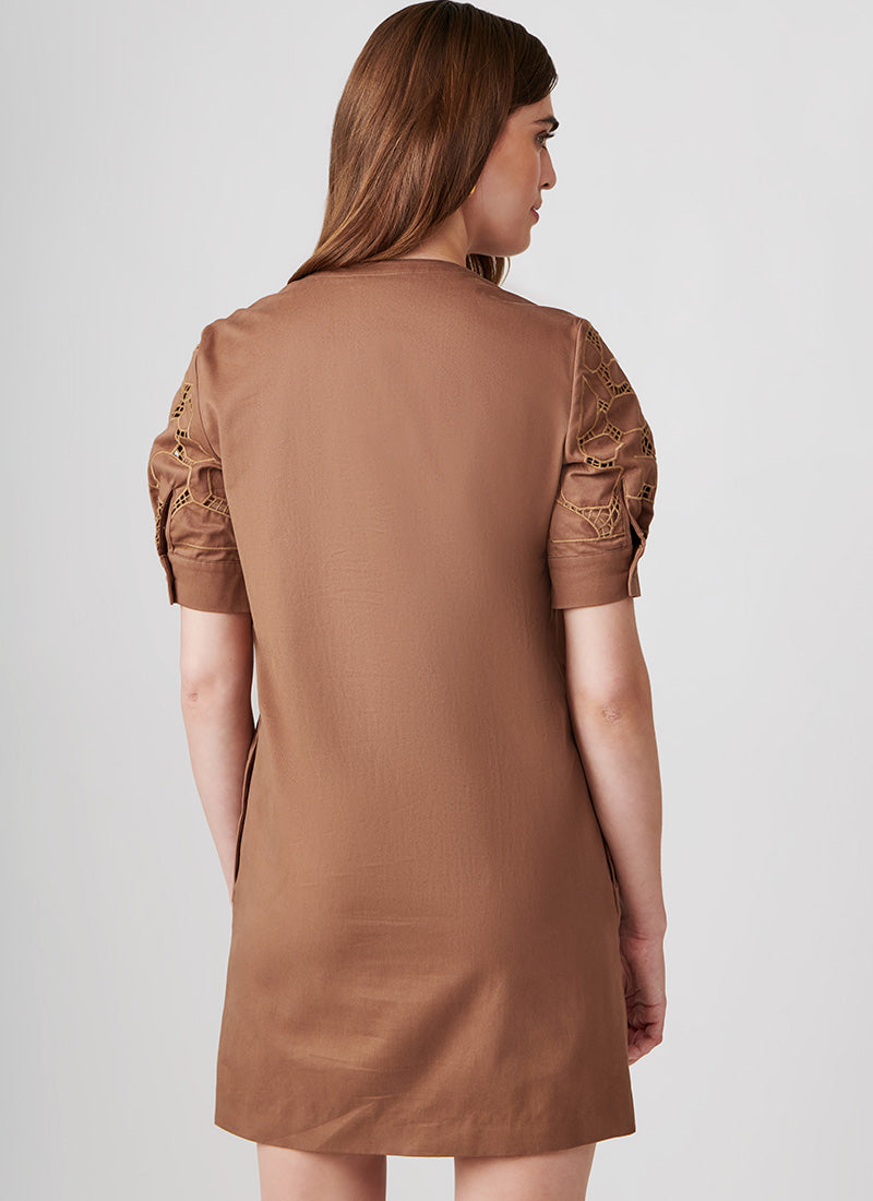 Max Mara Studio Mirca Broderie Dress