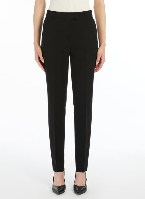 Max Mara Studio Jerta Straight-Fit Cady Trouser