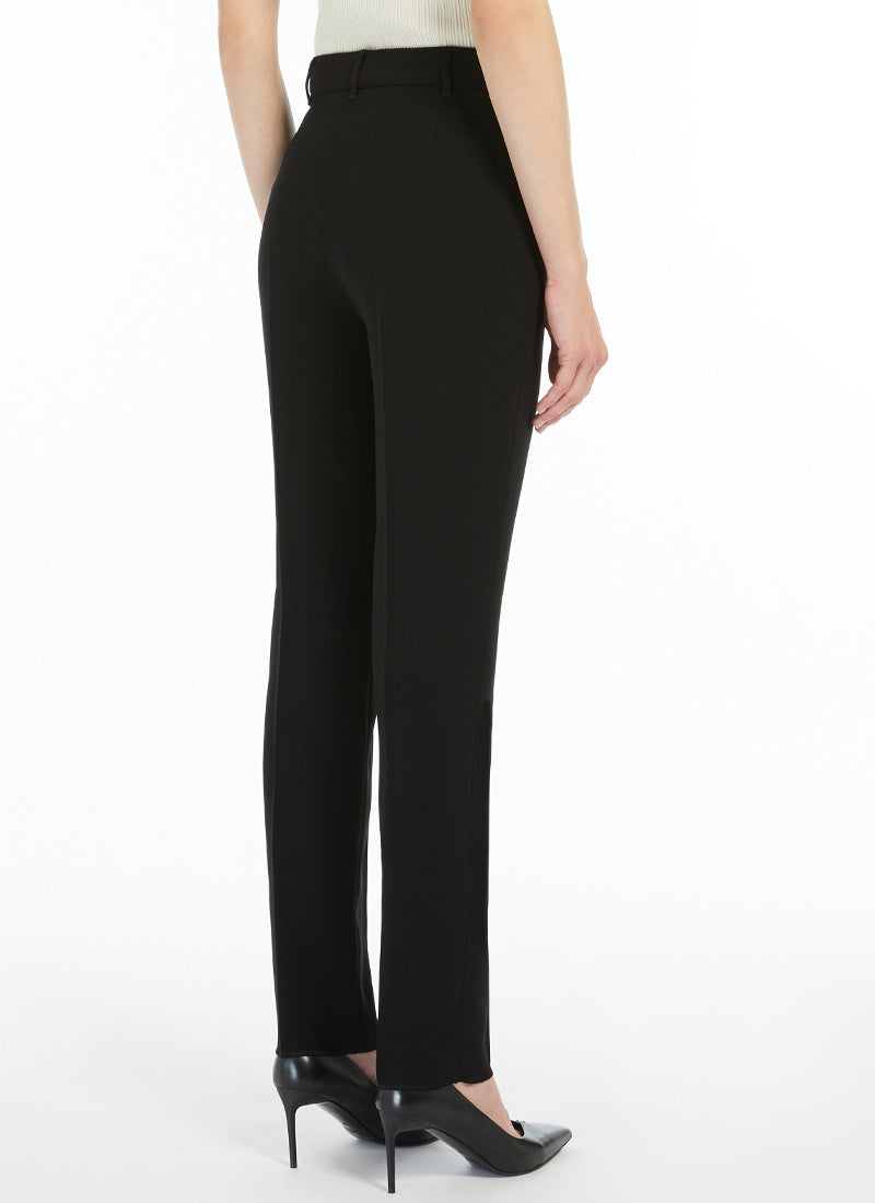 Max Mara Studio Jerta Straight-Fit Cady Trouser