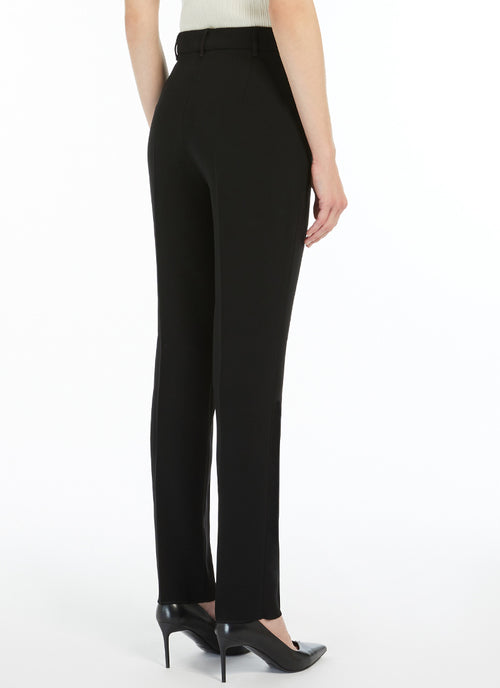 Max Mara Studio Jerta Straight-Fit Cady Trouser