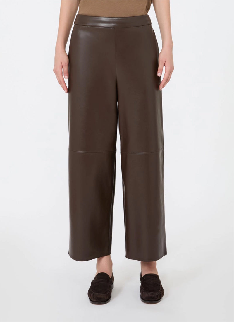Amati Faux Leather Cropped Pant by Max Mara 'S