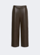 Amati Faux Leather Cropped Pant by Max Mara 'S