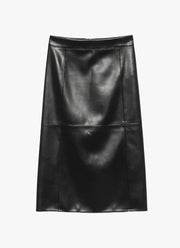 'S Max Mara Crisma Faux Leather Skirt