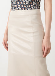 Crisma Faux Leather Skirt