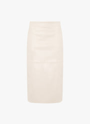 Crisma Faux Leather Skirt
