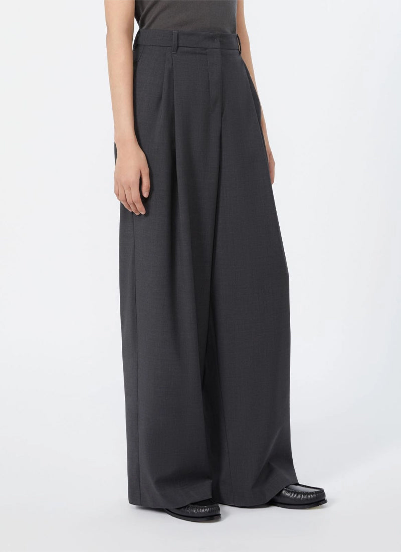 Taro Wool Pleated Trouser