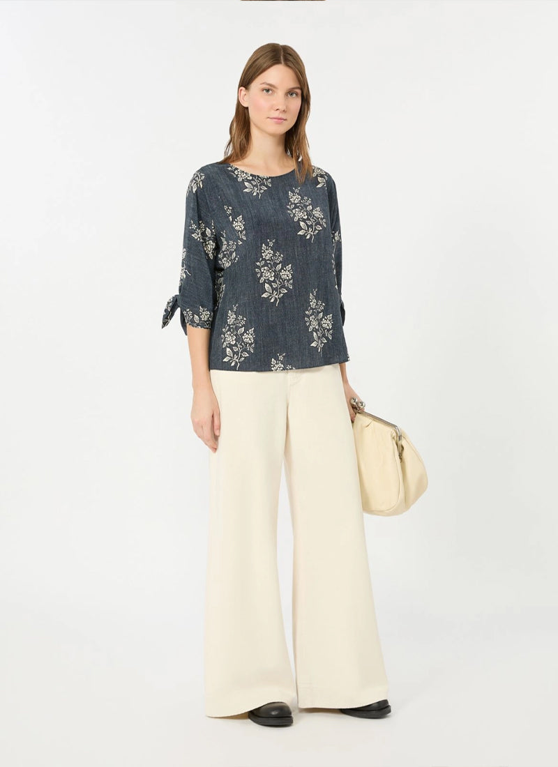 Adone Floral Crepe De Shine by Max Mara Weekend