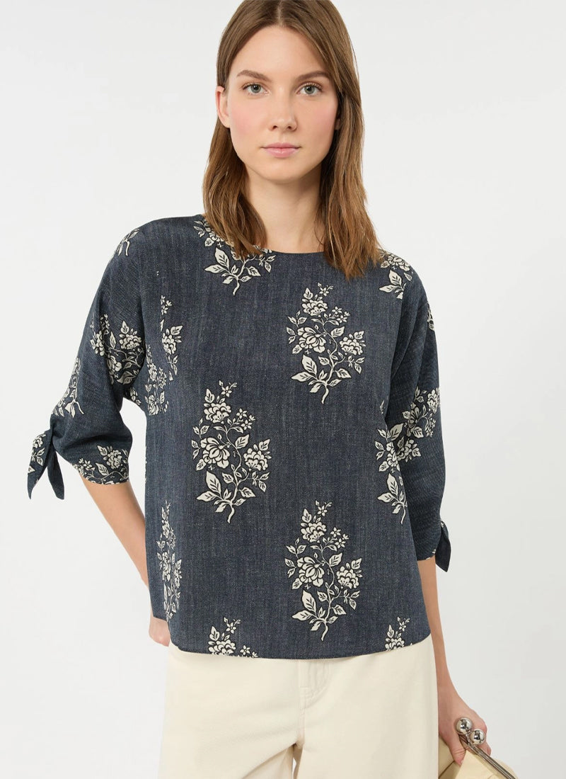 Adone Floral Crepe De Shine by Max Mara Weekend