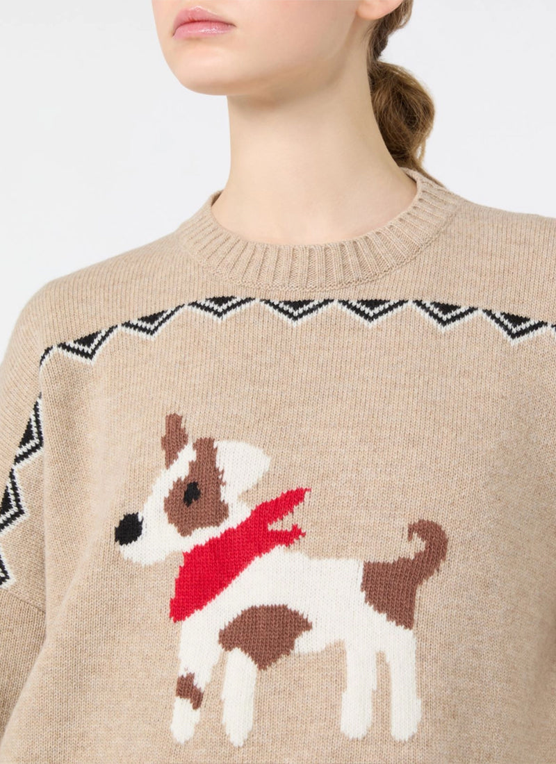  Avidi Dog Knit Crew Sweater by Max Mara Weekend at Andrews 