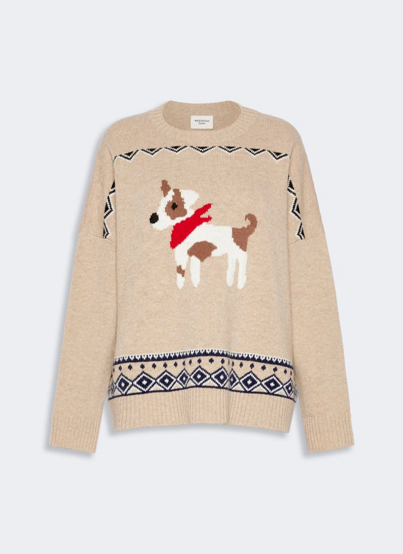  Avidi Dog Knit Crew Sweater by Max Mara Weekend at Andrews 