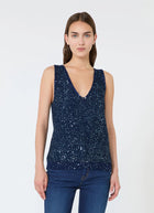 Milord Sequin Knit Tank by Max Mara Weekend