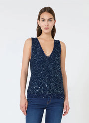 Milord Sequin Knit Tank by Max Mara Weekend