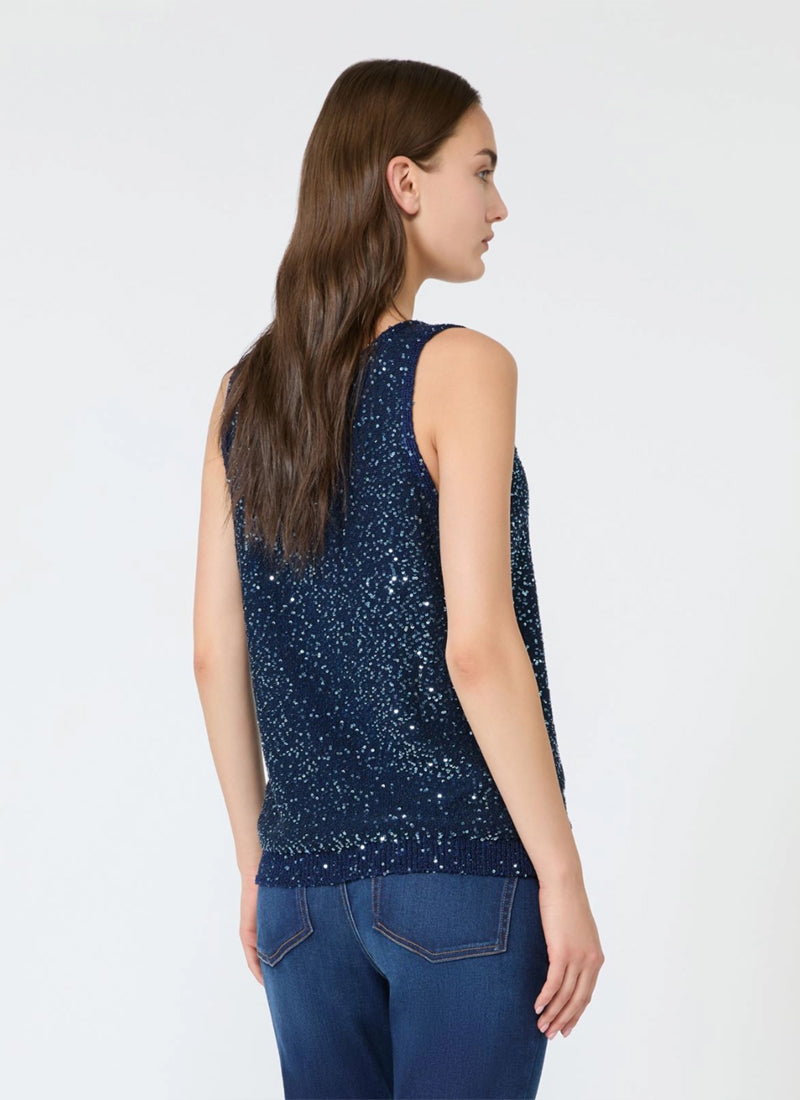 Milord Sequin Knit Tank by Max Mara Weekend