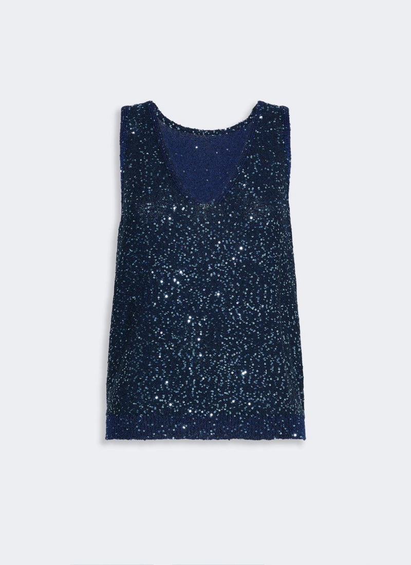 Milord Sequin Knit Tank by Max Mara Weekend