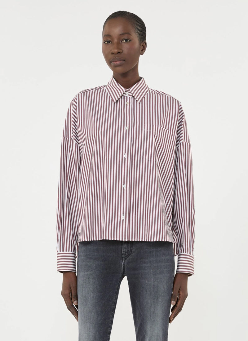 Ovatta Stripe Cropped Shirt by Max Mara Weekend at Andrews