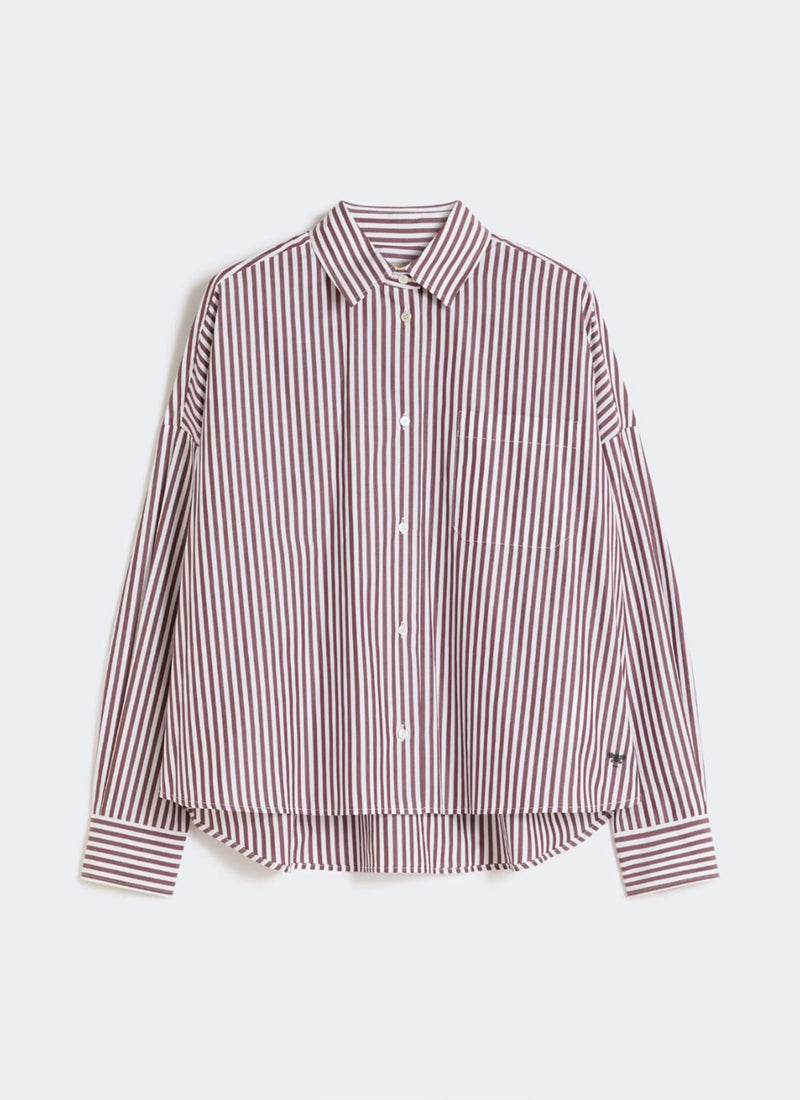 Ovatta Stripe Cropped Shirt by Max Mara Weekend at Andrews