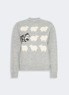 Weekend Max Mara Nitra Wolf Sheep Knit Crew