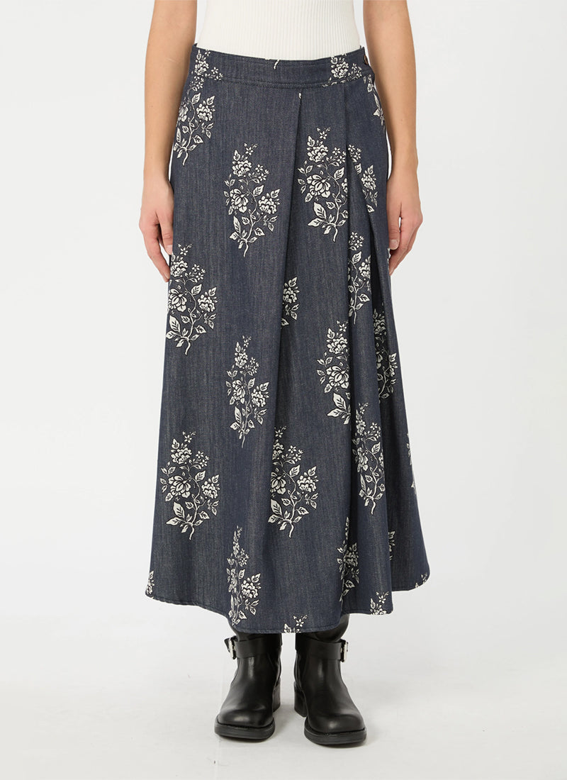 Struzzo Denim Skirt