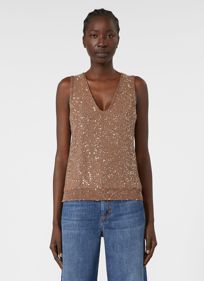 Max Mara Weekend Acaici Sequin Tank